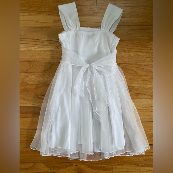 Sequin Hearts Girls White Formal Dress-Size 7 - Picture 2 of 5